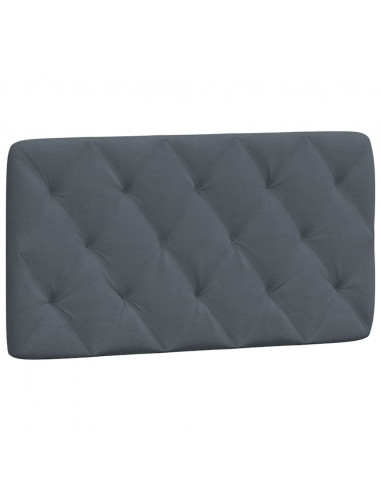 Giroletto con Luci LED Grigio Scuro 100x200 cm in Velluto