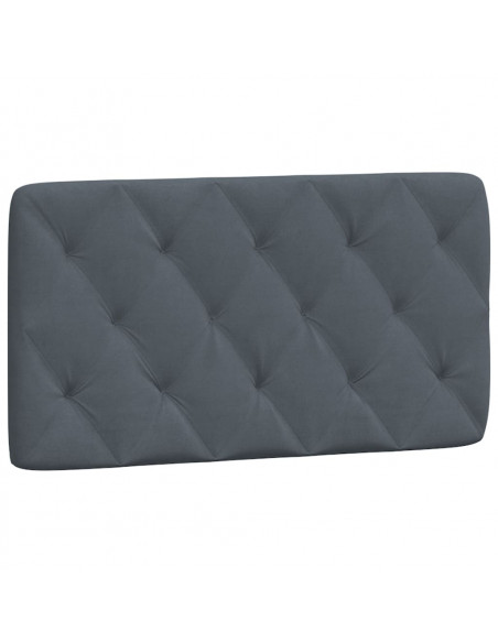 Giroletto con Luci LED Grigio Scuro 100x200 cm in Velluto
