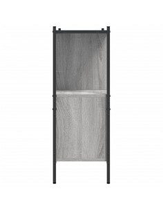 Libreria Grigio Sonoma 102x28x77,5 cm in Legno Multistrato
