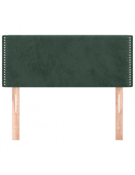 Testiera Verde Scuro 100x5x78/88 cm in Velluto