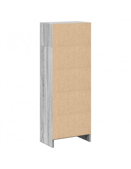 Libreria Grigio Sonoma 40x24x109 cm in Truciolato