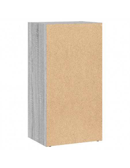 Libreria Grigio Sonoma 40x30x77 cm in Legno Multistrato