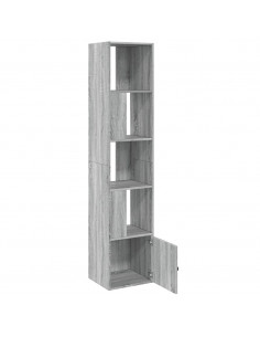 Libreria Grigio Sonoma 40x36x189 cm in Legno Multistrato