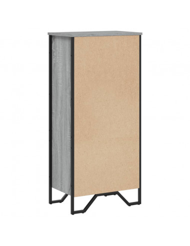 Libreria Grigio Sonoma 50x31x106 cm in Legno Multistrato