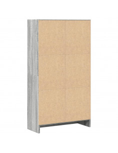 Libreria Grigio Sonoma 60x24x109 cm in Truciolato