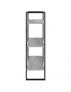 Libreria Grigio Sonoma 80x30x105 cm in Legno Multistrato