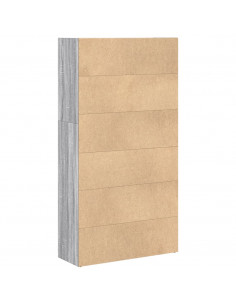 Libreria Grigio Sonoma 80x30x152 cm in Legno Multistrato