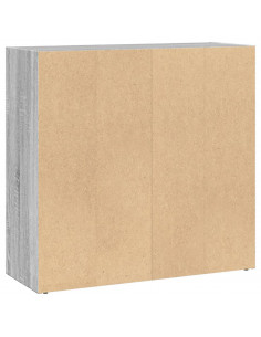 Libreria Grigio Sonoma 80x30x77 cm in Legno Multistrato