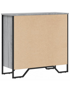 Libreria Grigio Sonoma 80x31x74,5 cm in Legno Multistrato