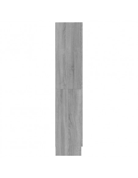 Libreria Grigio Sonoma 82,5x30,5x150 cm in Legno Multistrato