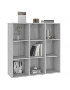 Libreria Grigio Sonoma 98x29x97,5 cm