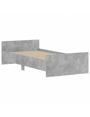 Giroletto Grigio Cemento 90x190 cm in Legno Multistrato