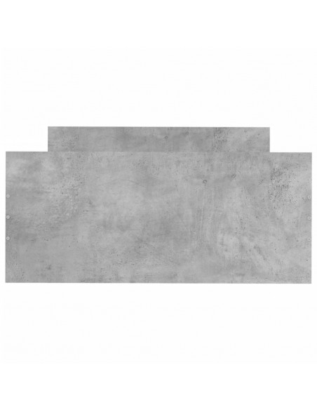 Giroletto Grigio Cemento 90x190 cm in Legno Multistrato