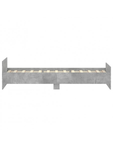 Giroletto Grigio Cemento 90x190 cm in Legno Multistrato