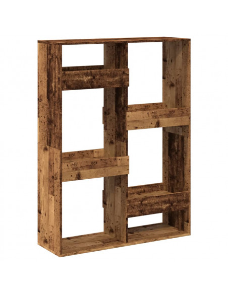 Libreria Legno Antico 100x33x135 cm in Legno Multistrato