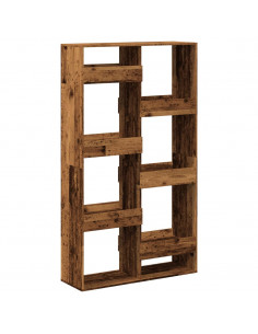 Libreria Legno Antico 100x33x175 cm in Legno Multistrato