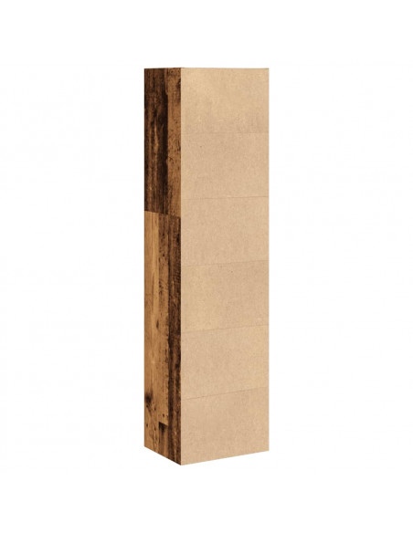 Libreria Legno Antico 40x30x152 cm in Legno Multistrato