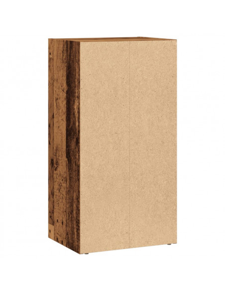 Libreria Legno Antico 40x30x77 cm in Legno Multistrato
