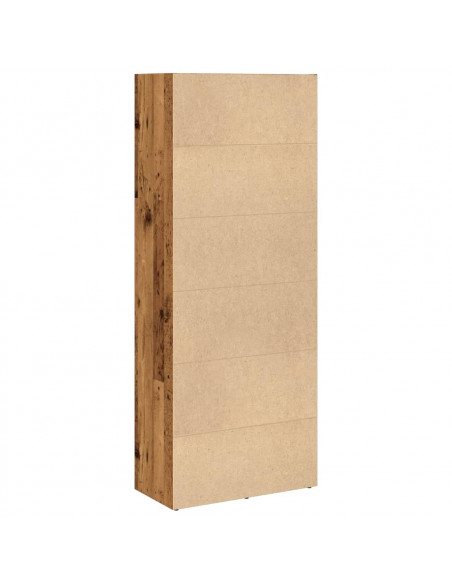Libreria Legno Antico 60x30x152 cm in Legno Multistrato