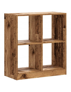 Libreria Legno Antico 68,5x32x75 cm in Legno Multistrato