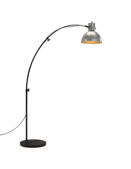 Lampada da Terra 25 W Argento Vintage 150 cm E27