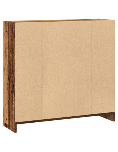 Libreria Legno Antico 80x24x76 cm in Legno Multistrato