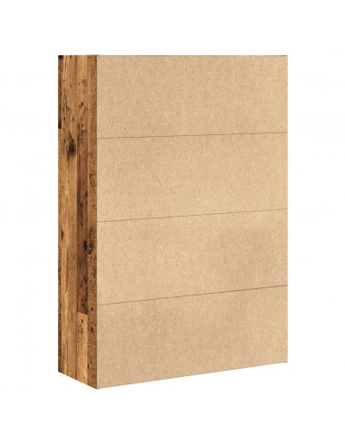 Libreria Legno Antico 80x30x114 cm in Legno Multistrato