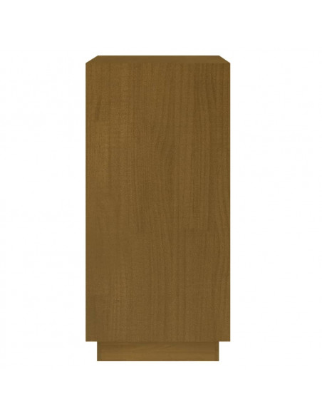 Libreria Marrone Miele 40x35x71 cm in Legno Massello di Pino