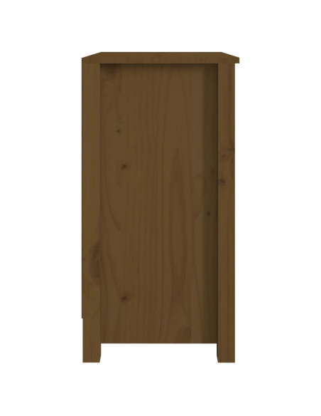Libreria Marrone Miele 50x35x68 cm in Legno Massello di Pino