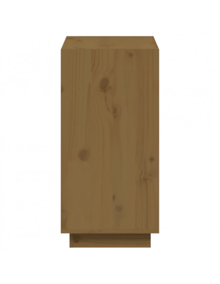 Libreria Marrone Miele 60x35x71 cm in Legno Massello di Pino