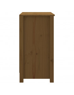 Libreria Marrone Miele 80x35x68 cm in Legno Massello di Pino