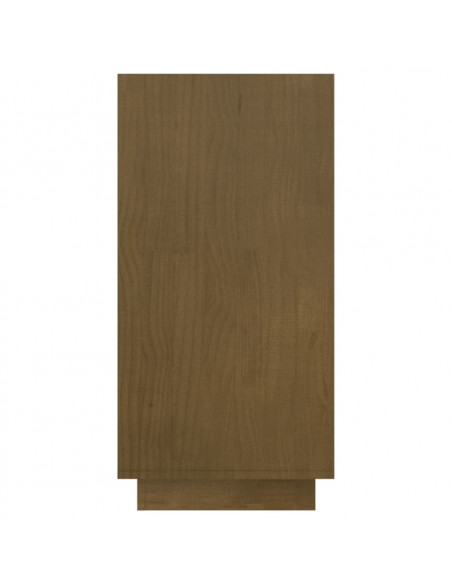 Libreria Marrone Miele 80x35x71 cm in Legno Massello di Pino