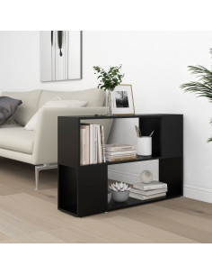 Libreria Nera 100x24x63 cm in Truciolato