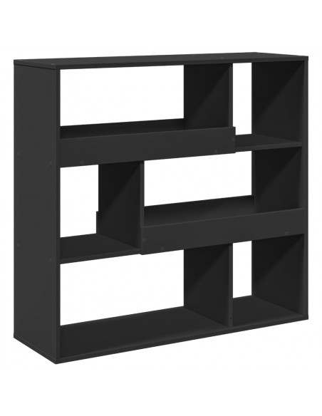 Libreria Nera 100x33x94,5 cm in Truciolato