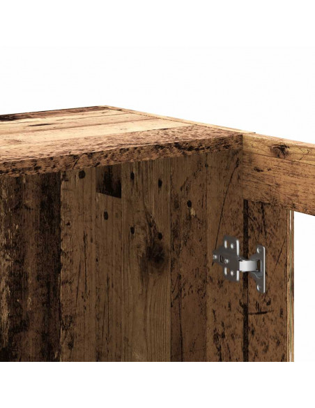 Libreria Legno Antico 82,5x30,5x80 cm in Truciolato