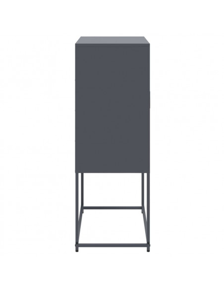 Credenza Antracite 68,5x38,5x107 cm in Acciaio