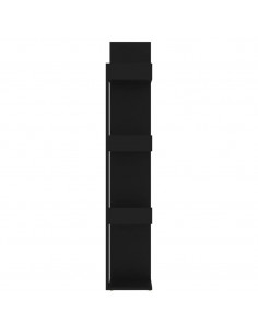 Libreria Nera 86x25,5x140 cm in Truciolato