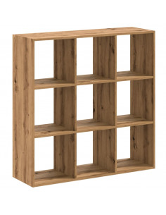 Libreria Rovere Artigianale 102x32x102 cm in Legno Multistrato