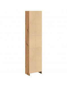 Libreria Rovere Artigianale 40x24x176 cm in Legno Multistrato