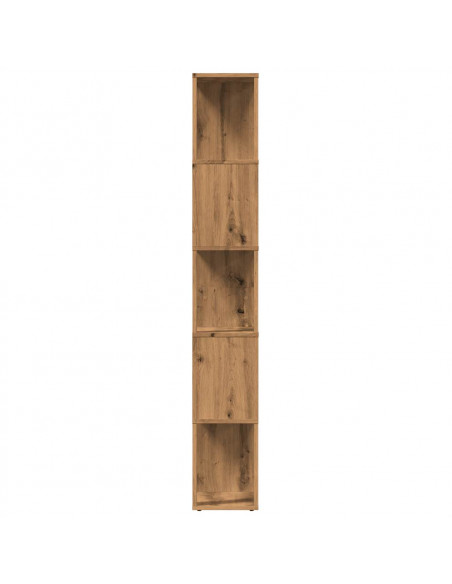 Libreria Rovere Artigianale 45x24x159 cm Legno Multistrato