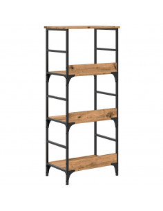 Libreria Rovere Artigianale 50x33x117,5 cm Legno Multistrato