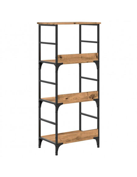 Libreria Rovere Artigianale 50x33x117,5 cm Legno Multistrato