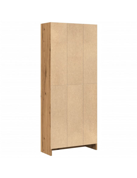 Libreria Rovere Artigianale 60x24x143 cm in Legno Multistrato