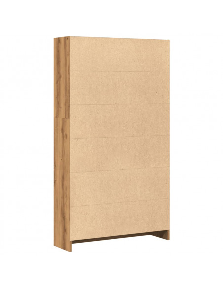 Libreria Rovere Artigianale 80x24x143 cm in Legno Multistrato