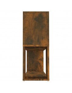 Libreria Rovere Fumo 100x24x63 cm in Legno Multistrato