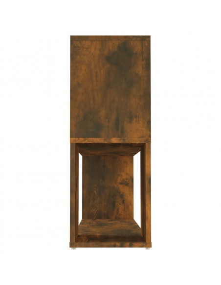 Libreria Rovere Fumo 100x24x63 cm in Legno Multistrato