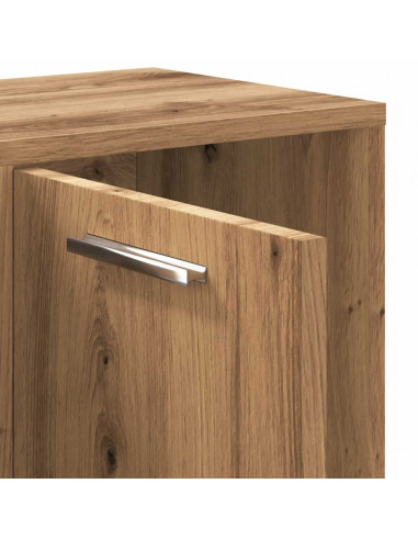 Libreria Rovere Artigianale 90x28x90 cm in Legno Multistrato