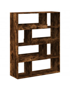 Libreria Rovere Fumo 100x33x125,5 cm in Legno Multistrato