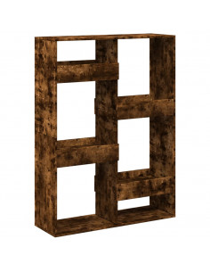 Libreria Rovere Fumo 100x33x135 cm in Legno Multistrato