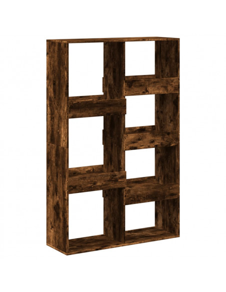 Libreria Rovere Fumo 100x33x155,5 cm in Legno Multistrato